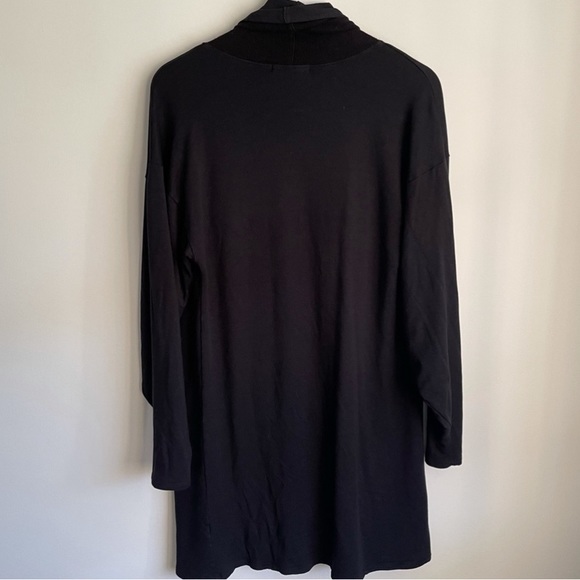 LIKE🆕JOAH BROWN O/S BLACK ETOILE SMOOTH CASHMERE SOFT OVERSIZED CARDIGAN JACKET - Picture 6 of 16